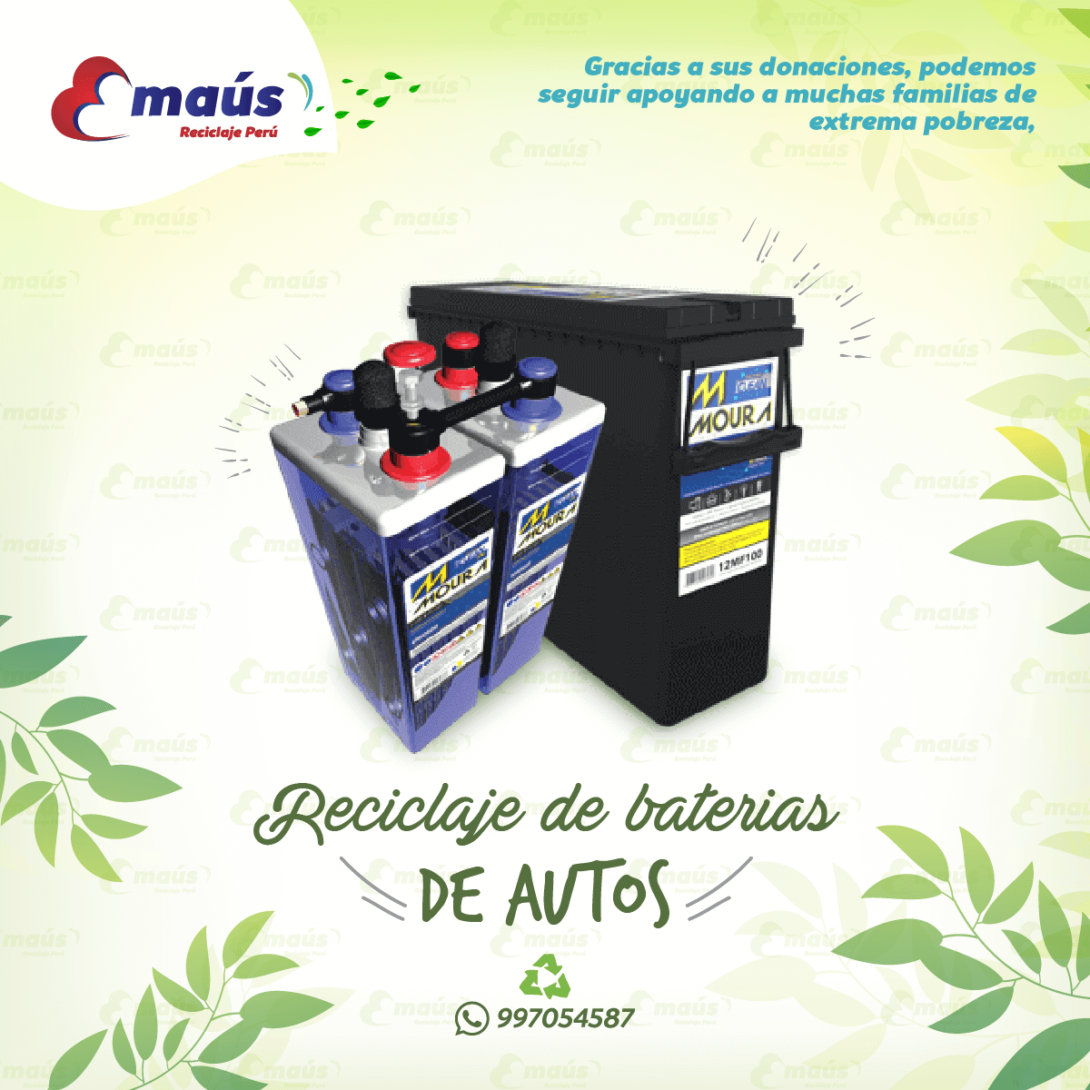 Emaús Reciclaje Perú - Reciclaje de Baterias en Lima