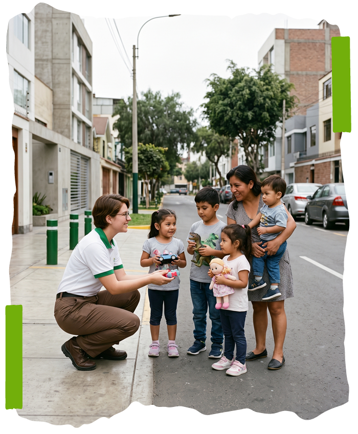 Beneficiados del programa de reciclaje