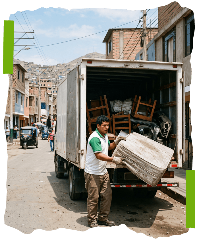 Recojo de reciclaje a domicilio
