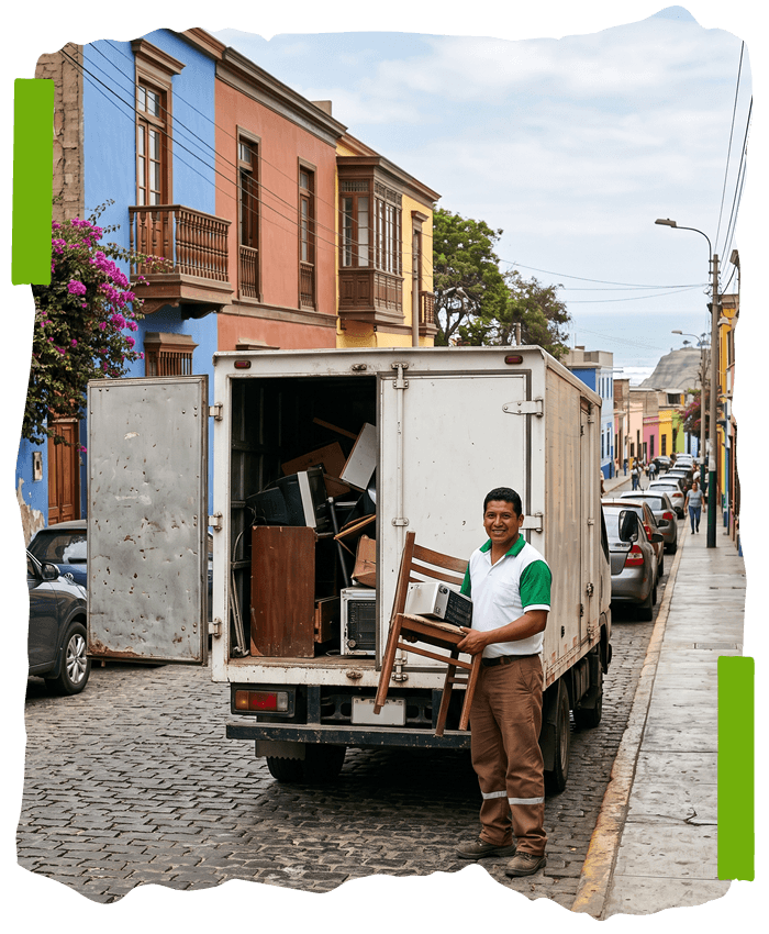 Recojo de reciclaje a domicilio