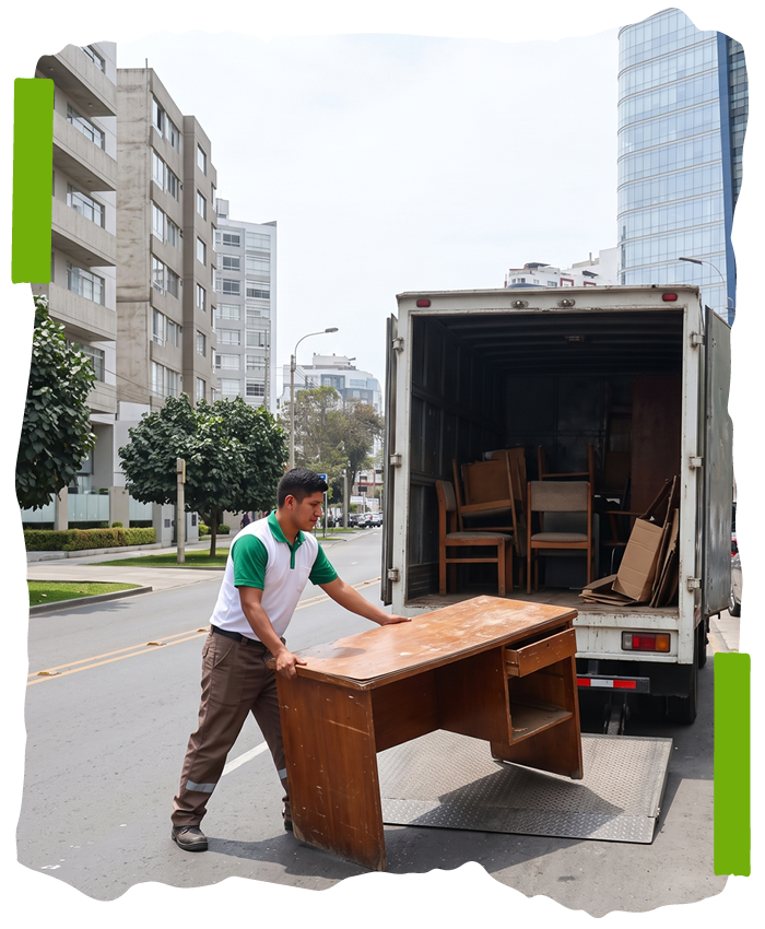 Recojo de reciclaje a domicilio